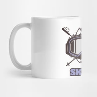 Cool Ski Helmet Mug